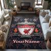 Liverpool Customize Your Name Carpet Suitable for Entryway Outdoor Decorate room Dormitory Antislip Carpet Anime Office Decor