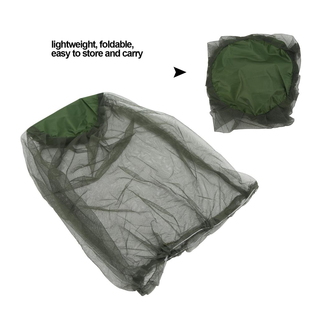 Moskitiera Siatka na Komary Muchy Meszki Ekran   na Zewnątrz Wędrówki Wędkowanie Kemping