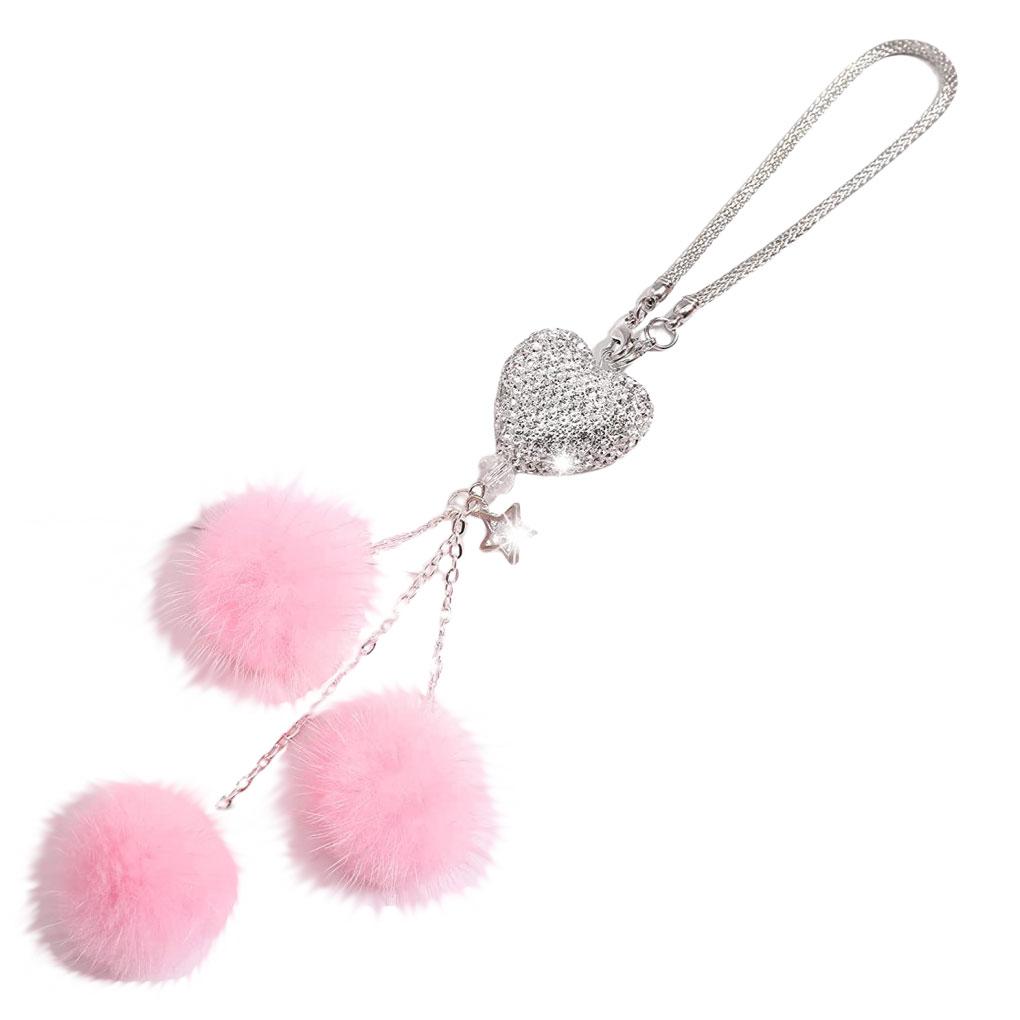 Mirror Ornament Interior Pendent Zinc Alloy Vehicle Accessories for Women Rear View Hanging Decor Car Supplies
