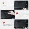 Metal Front Door Storage Door Side Insert Organizer Box for Jeep Wrangler Latest Upgrade Stainless Steel Pocket, 2007-2018 JK/JKU (2/4 Doors),