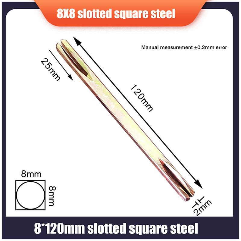 1Pcs Door Window Handles Galvanised Square Spindles Door Lock Transmission Rod Square Axis Square Strip Door Shaft Accessories