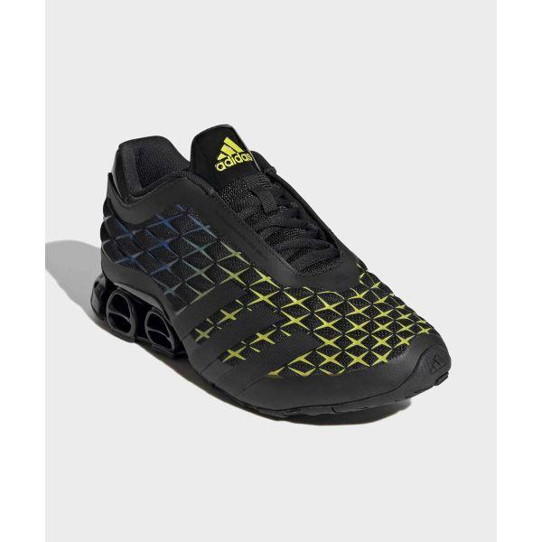 adidas Scarpe da Ginnastica Unisex Megaride S2 Nero Opaco Giallo Semisolare KK3391