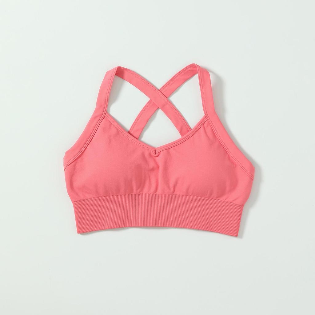 Seamless European and American Yoga Set: Women's Sports Bra & High-Waisted Pants with Long Sleeves