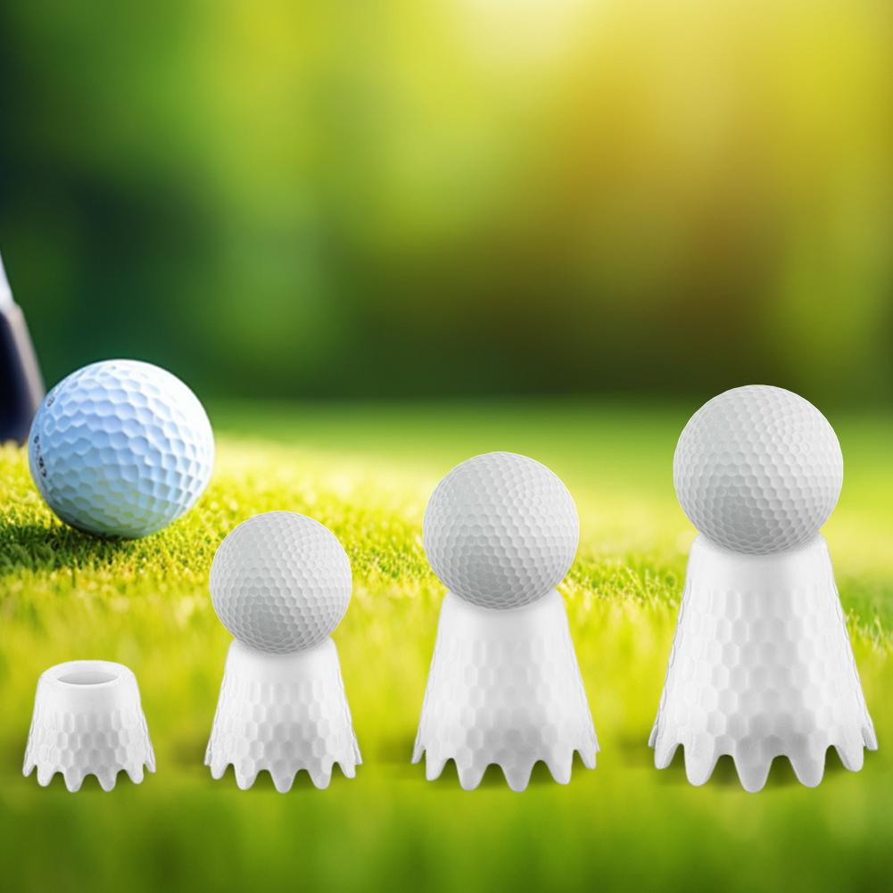16PCS Golf Simulator Tees Height From 1/4 Inch To 2 Inch TPU Golf Ball Holder for Outdoor Indoor Winter Turf and Driving Range