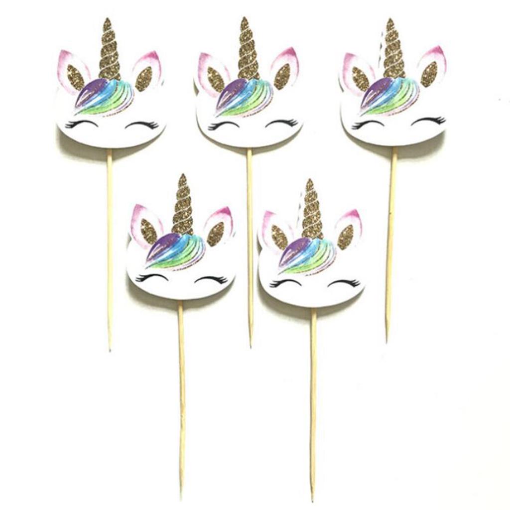 Small Horse Birthday Wedding Cake Topper Insert Decoration Festival Supplies for Kids Boys Girls ,