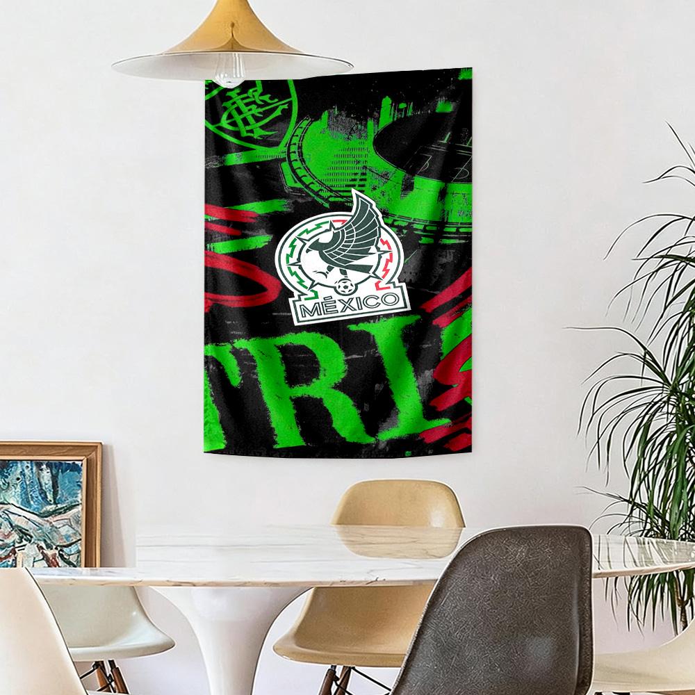 Mexiko Logo Wanddeko Wandteppich Kunst Für Haustiermemorial Geburtstag Hochzeitsfeier Kulisse Familiengeschenk