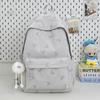 Schoolbag Korean Ins College Wind Star Backpack Large Capacity Junior High School Student School Bag Casual Lightweight Computer Backpack