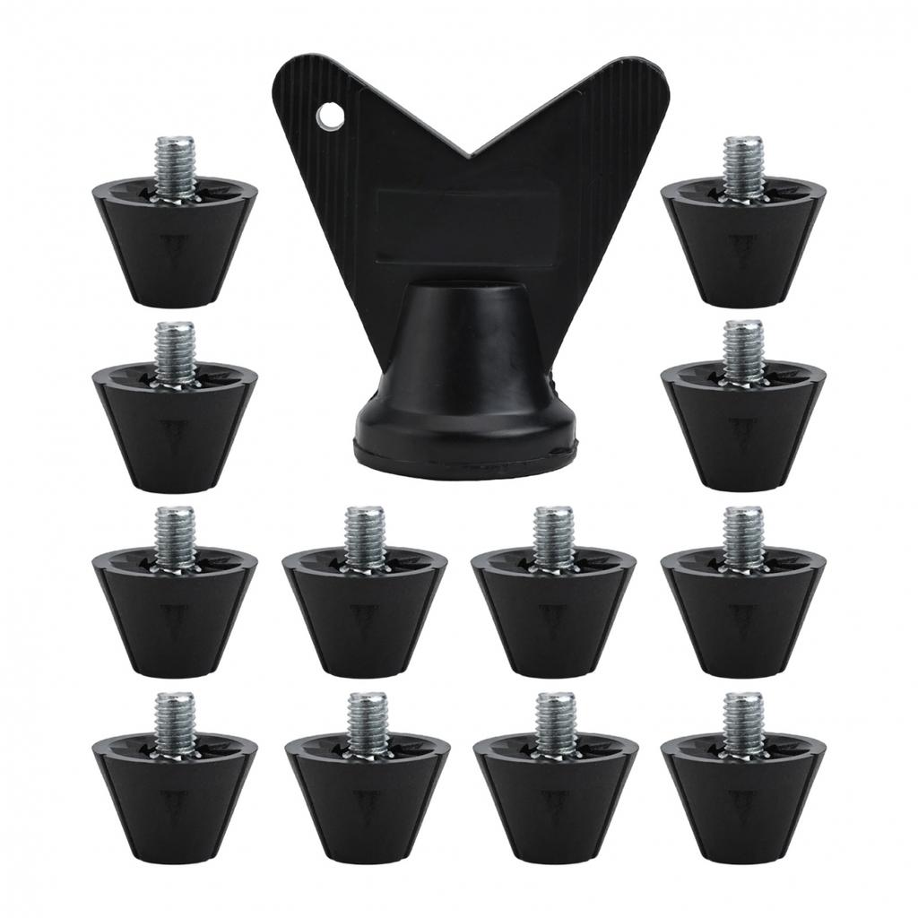 Sustainable Material Football Boot Studs Pack Of 12 Ideal For Active Users