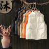 Winter New Down Jacket Vest Vest Women's Loose and Light White Duck Down Short Vest Jacket