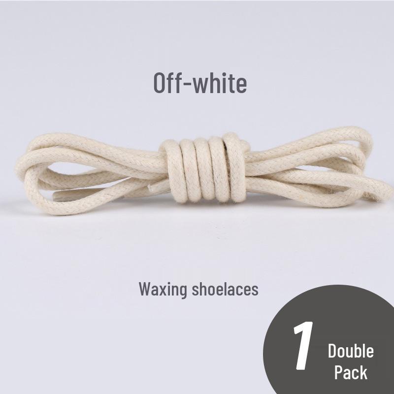 Men's & Women's Black, White, Brown Round Waxed Leather Shoelace Boots – Casual, Martin, and Work Styles