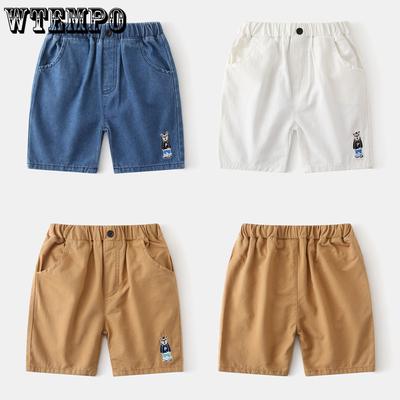 Children's Summer Shorts Boys' Five Quarter Pants Baby Embroidered Korean Pants