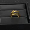 Atoztide Custom Double Name Rings Stainless Steel Adjustable Personlized Women Wedding Rings Unique Chrismas Jewelry Gifts