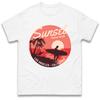Sunset Venice Beach T-Shirt Tshirt Mens Womens Tops Unisex Tees 100% Cotton