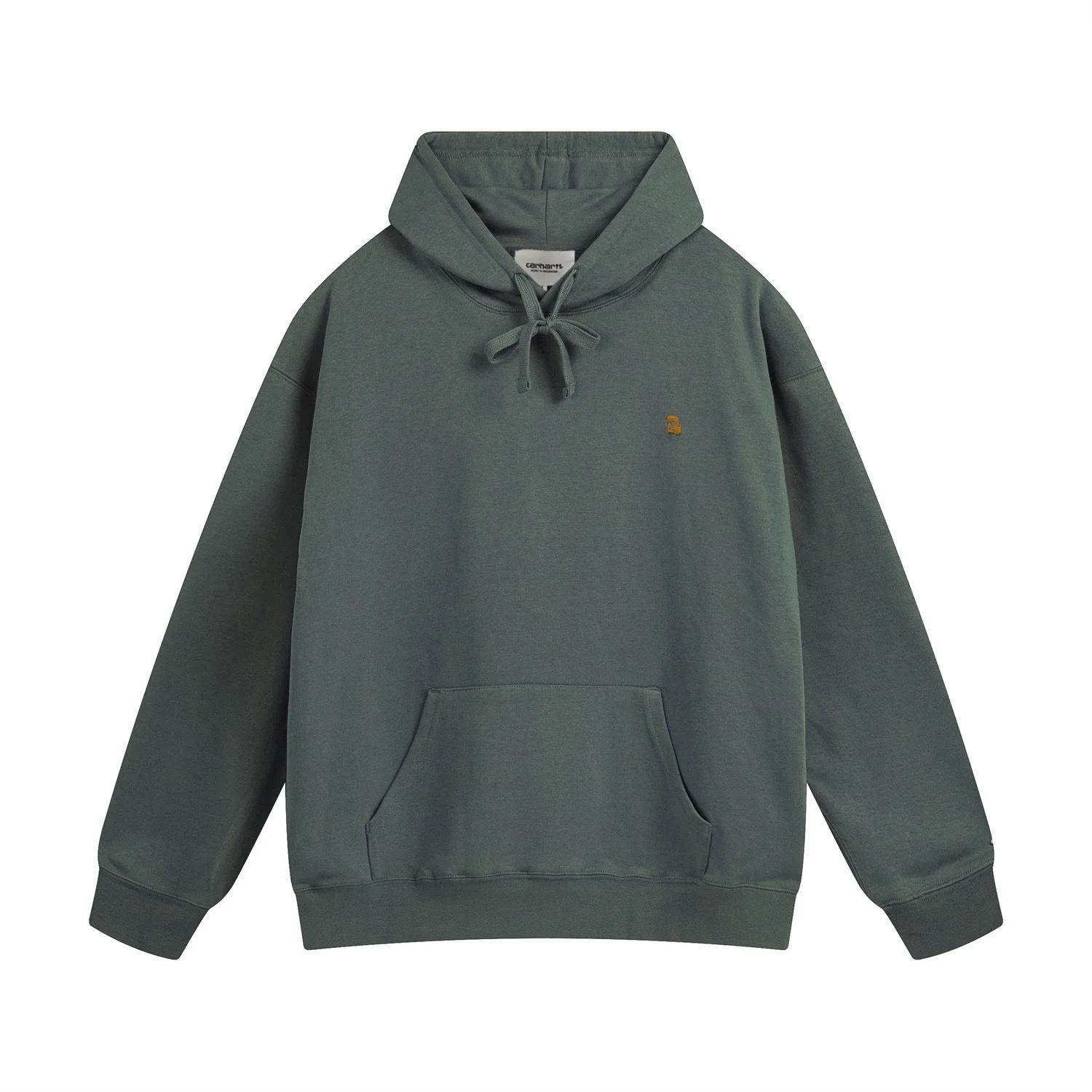 

Трендовый классический худи с вышивкой Gold-Label, новый стиль, свободный крой, парная версия, универсальный худи 2XL