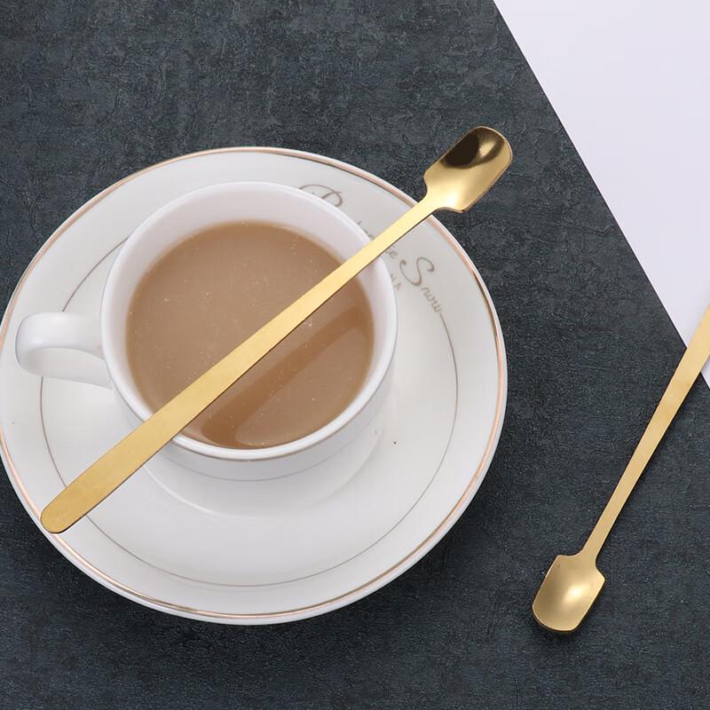 ZISIZ Stainless Steel Square-Head Spoons