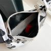Trendy Reißverschluss Umhängetasche Mini Mode Schmetterling Muster Unterarm Tasche Kleine Stilvolle Kette Dekor Geldbörse