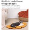Cute Double-Sided Available Cat Bed Leaf Shape Windproof Pet Supplies Habitats Pet Accessories for Cats Puppy