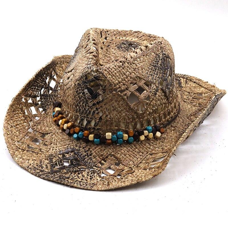 Buy 100 %Natural Straw Cowboy Hat Women 