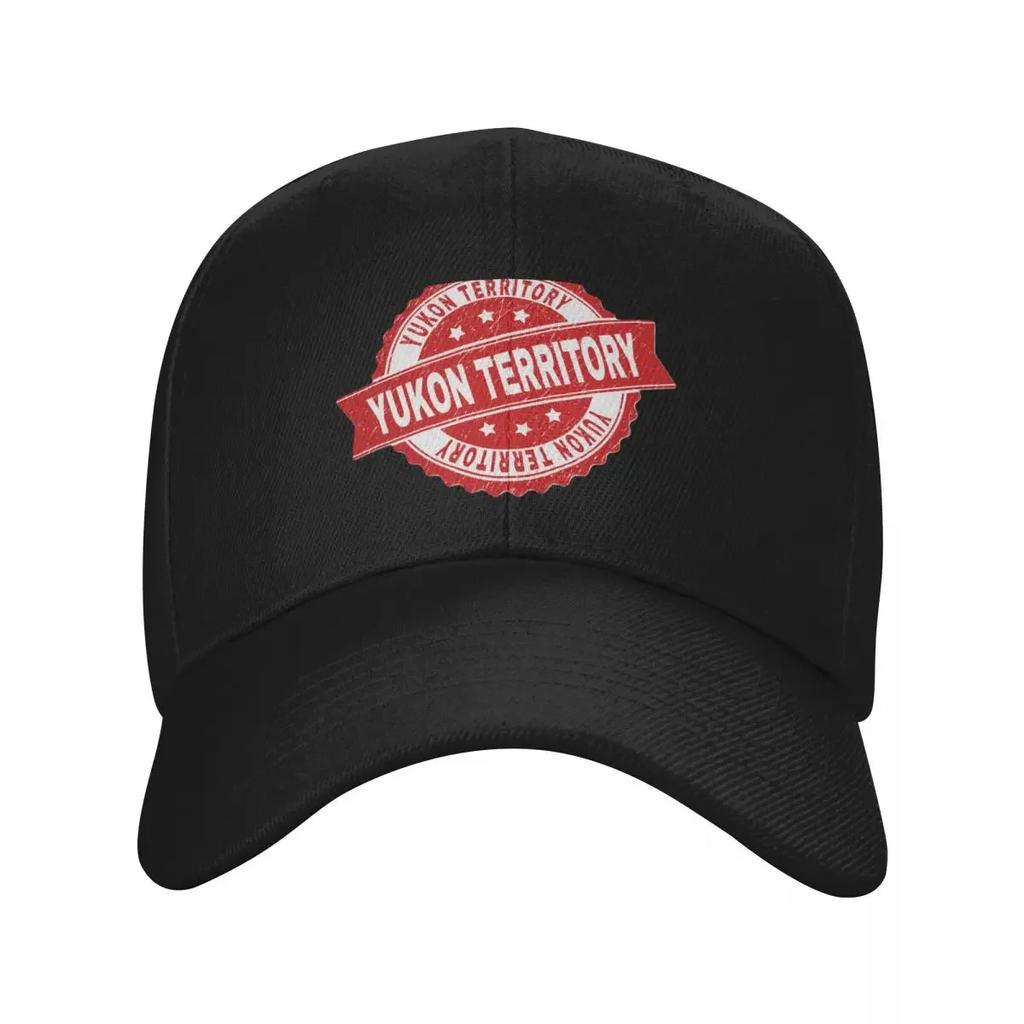 Yukon Territory logo Baseball Cap Military Cap Unisex Wild Ball Hat birthday Boy Women's
