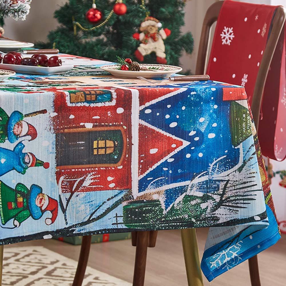 140*100cm Świąteczny Obrus Wodoodporny Świąteczny Obrus Świąteczny Obrus Stolik Kawowy