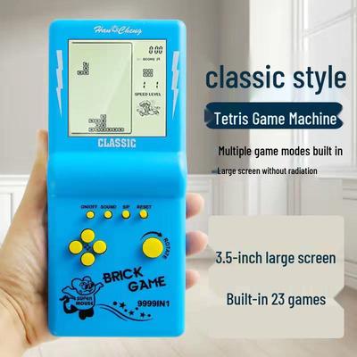 Nostalgische Retro Tetris Handheld-Spielkonsole - Klassisches Puzzle-Spielzeug für Kinder & Schüler