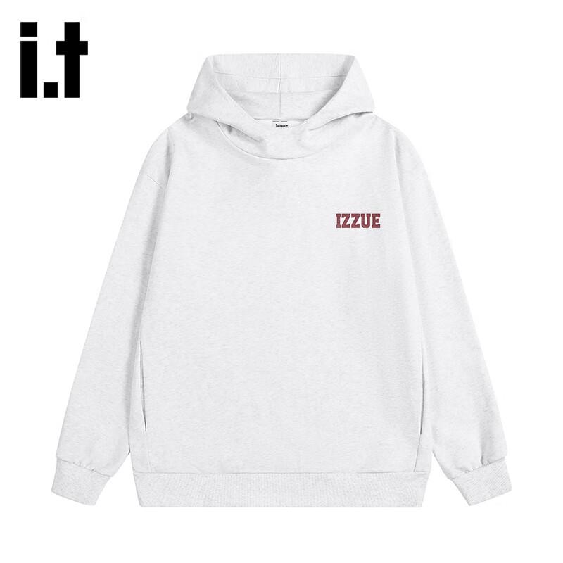 

Izzue Unisex American Retro Letter Print Heavyweight Hoodie 3XL