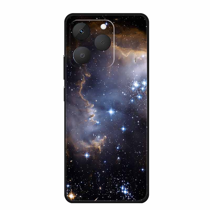 For Realme 15T Phone Case 15 T Fashion Picture Black Silicone TPU Soft Back Cover Case For Realme 15T 5G 2025 Case Realme15T Bag