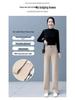 Women's 2025 High-Waisted Chenille Straight-Leg Fleece-Lined Pants