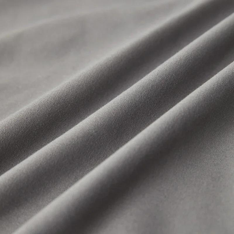 Soild Color Waterproof Fit Sheet with Elastic Band Non Slip Adjustable Mattress Cover for Double King Queen Bed 90/120/150/180/200cm