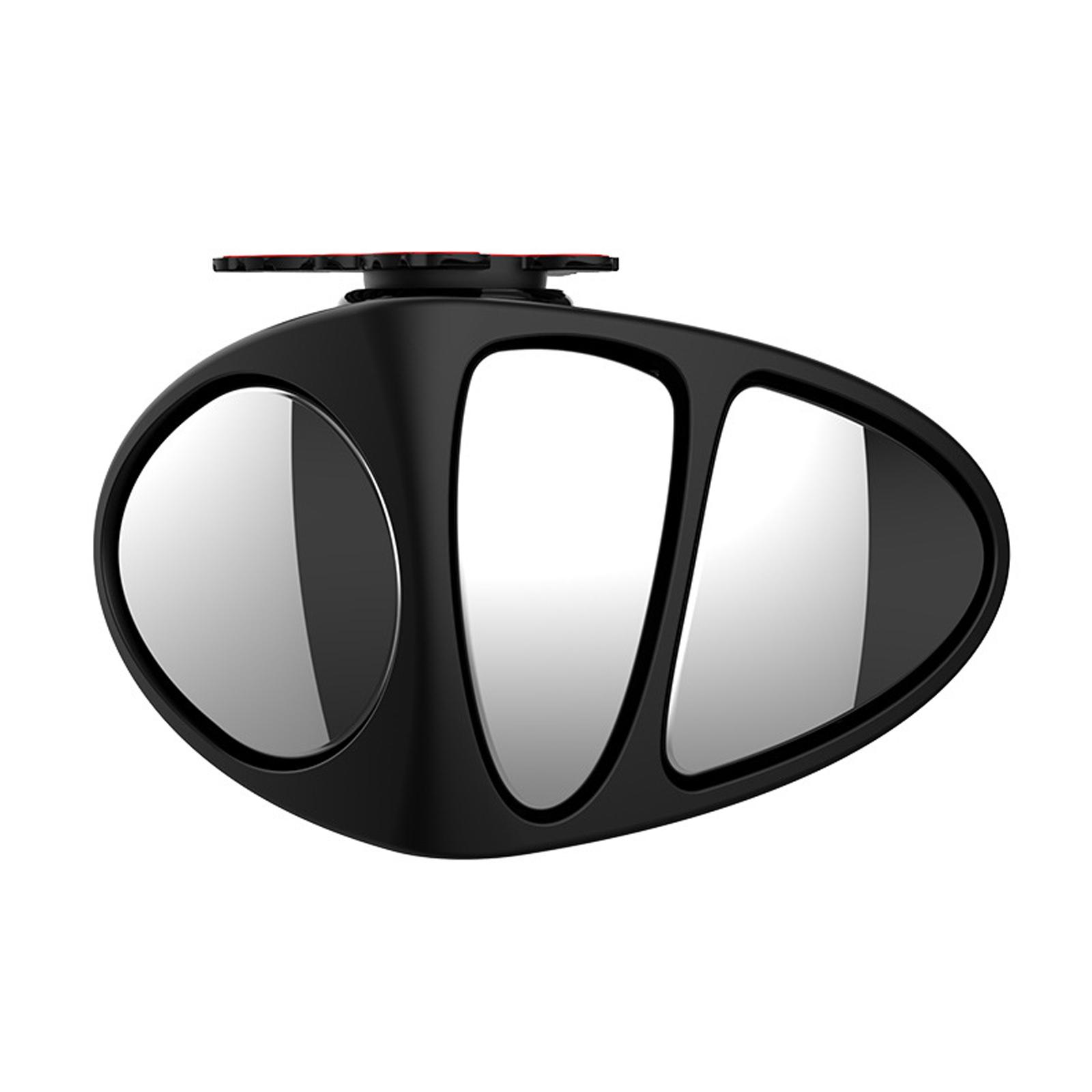 

1 шт. 3 в 1 вращающееся на 360 градусов трехстороннее зеркало для слепых зон, выпуклое зеркало для слепых зон заднего вида, правое и левое