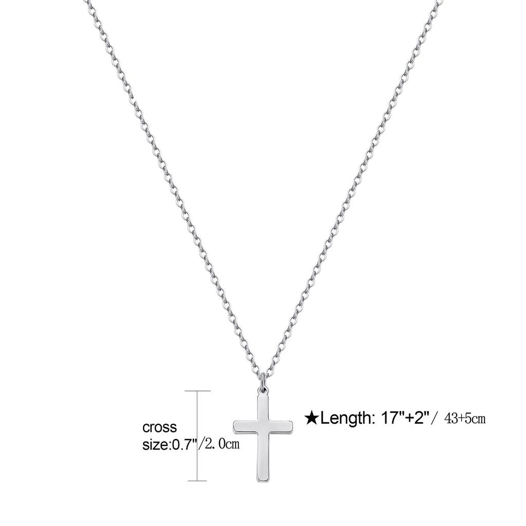 Exquisite Minimalist Gold Plated Single Layer Cross Pendant Necklace Unisex Fashion Jewelry For Men And Women