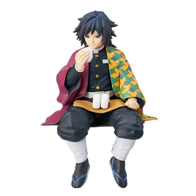 Anime@ Demon Slayer Action Figures Tanjirou Tomioka GiyuuZenitsu  Kochou Nezuko Anime Figure Collect Kid Doll Toys for Children