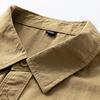 MiiOW Men's Business Casual Solid Long Sleeve Shirt