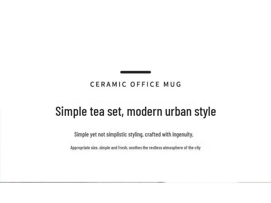 Ceramic Tea Brewing Cup: Coarse Pottery Personal Mug with Engraving - Perfect for Office or Souvenir Gift