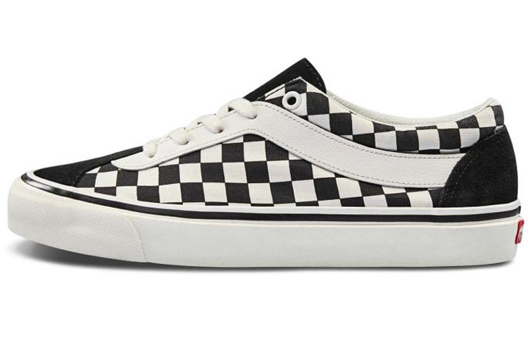 Bold Ni Vans Checkerboard  Black Marshmallow  VN0A3WLPR6R 35