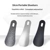 Stainless Steel Shoe Horn Portable Shoe Lifter Wear Shoe Helper Shoe Helper Labor Saving Footwear Tool For Home Travel Use