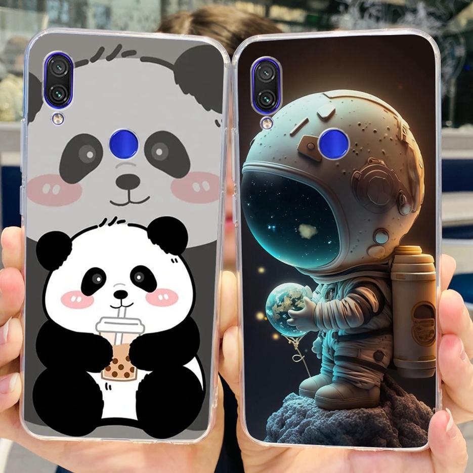 For Xiaomi Redmi Note 7 Pro Case New Fashion Painted Cover Clear Silicone Soft TPU Phone Case For Redmi 7 Redmi7 Note7 Pro Shell