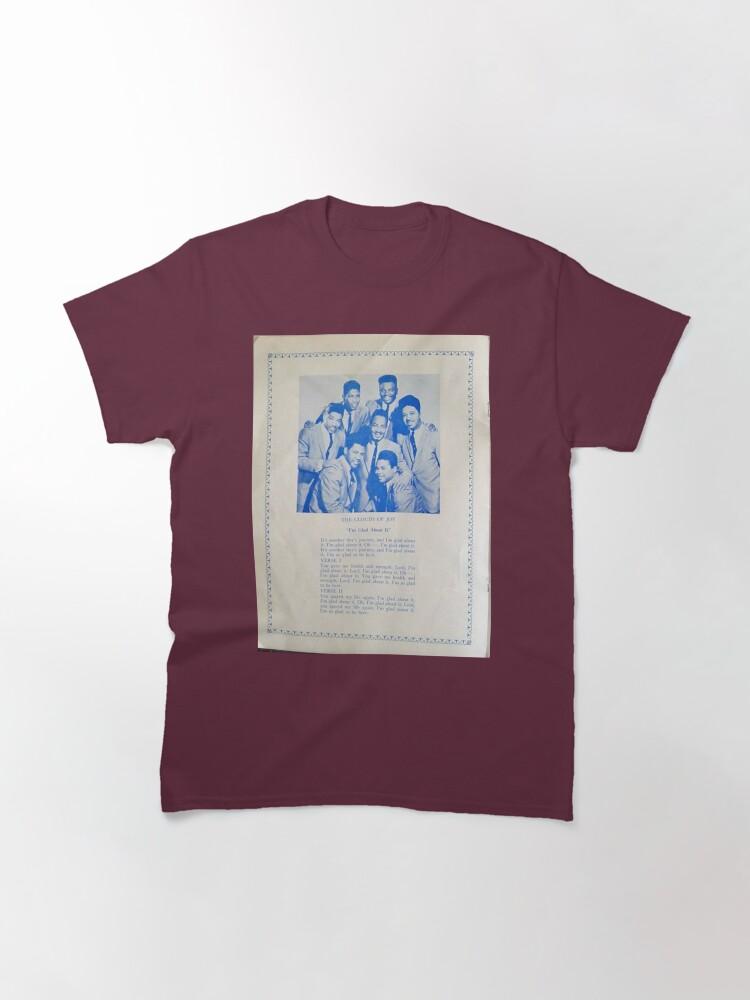 T-Shirt The Four Tops Clouds Of Joy Misto Cotone Nero Gospel