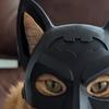 Cat Bat Mask Reusable Cat Cosplay Mask Lightweight Bat Kitty Mask for Halloween Parties Fun Photo Prop