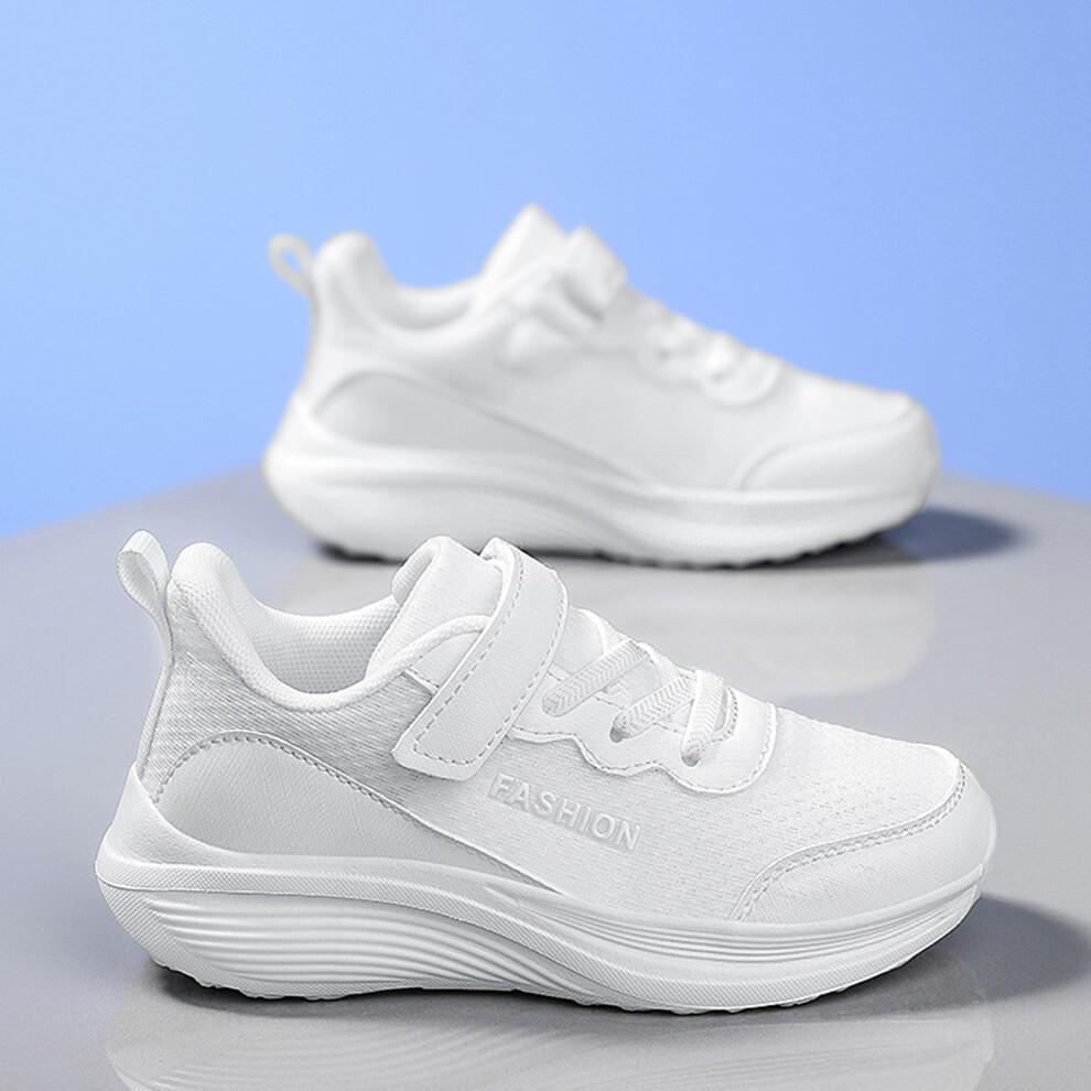 Atmungsaktive Netz-Laufschuhe für Kleinkinder, Jungen, Leichtgewichtige Non-Sneakers für Kinder und Jugendliche, Freizeit 12-12.5Y