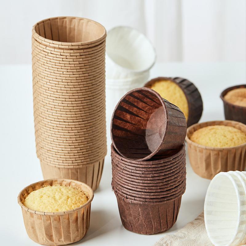 MEIDI Disposable Rolled Edge Greaseproof Cupcake & Muffin Liners