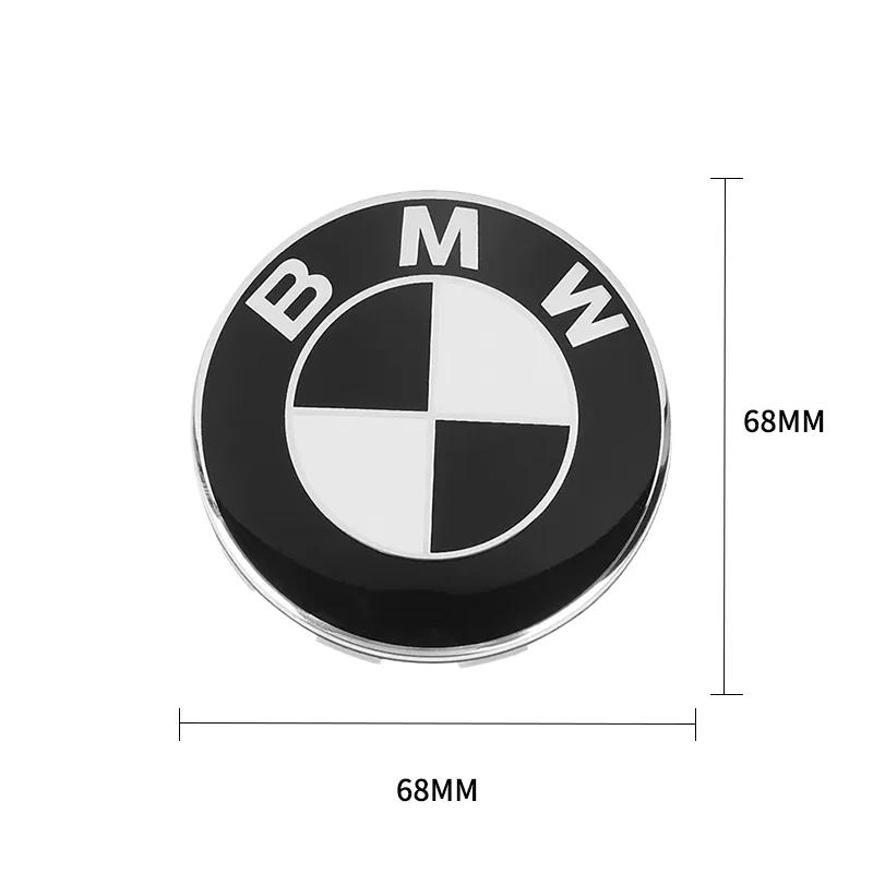 56/68mm Auto-Radkappen für BMW 1er 3er 5er 7er Serie M M3 M5 M6 F01 F20 F10 X5 E36 Auto-Radnabenabdeckung Radkappen Dekoration Zubehör