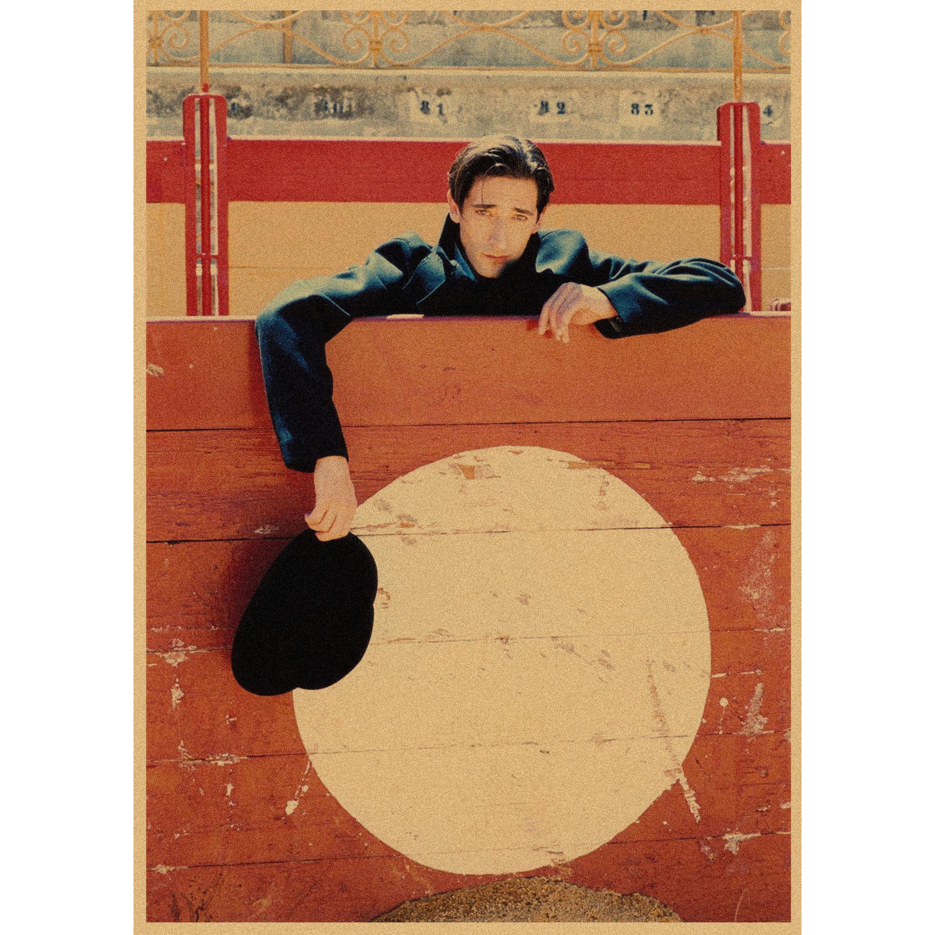 

Detachment Movie Poster - Adrien Brody Retro Kraft Paper Wall Art 29.7X42cm (A3 size)