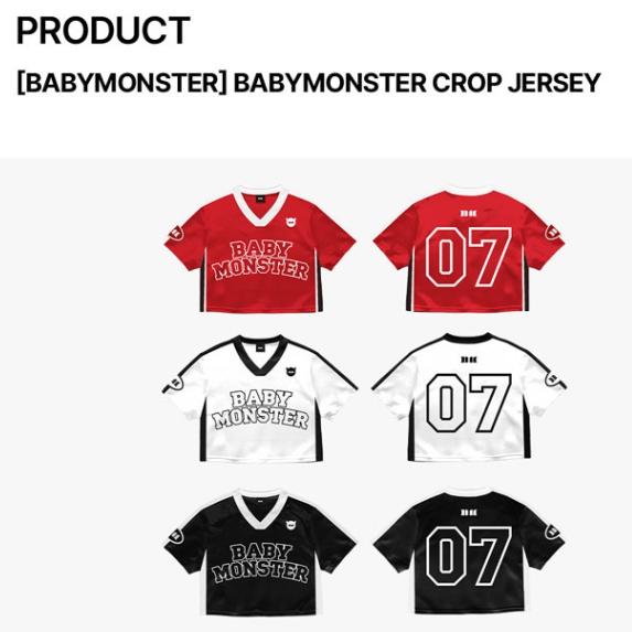 BABYMONSTER DRIP Kurzes Jersey