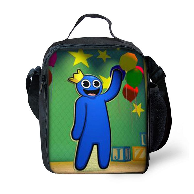 

Rainbow Friends Rainbow Friends Lunch Bag Elementary School Picnic Bag Cartoon Shoulder Bag Satchel Satchel