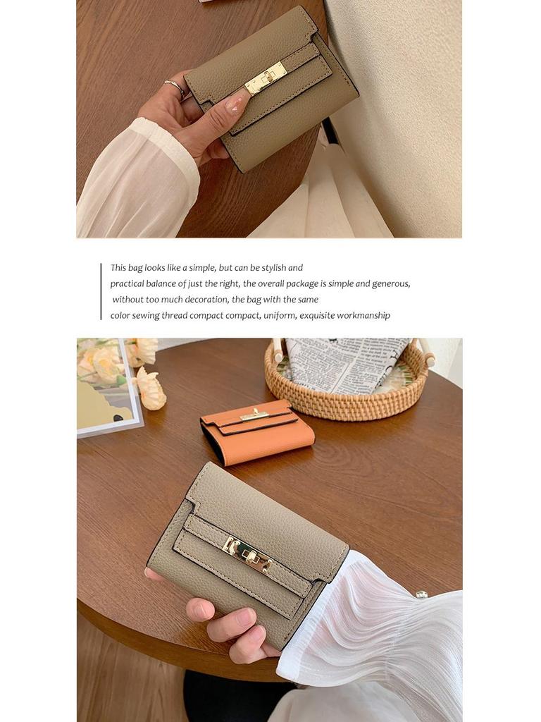 Women's Compact Foldable Wallet - Small Short Handbag.