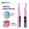 Niceden Thérapie radiculaire dentaire intelligente sans fil NICEDEN 16:1 contre-angle standard avec lampe Instrument endodontique Moteur Endo