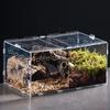Acrylic Pet Terrarium Enclosure Cage For Small Reptiles With Breathable Airflows Holes Design Jumping Spiders Habitat Box