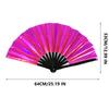 Raves Hand Fan Foldable Craft Holding Lasers Colors Hand Fan Festival Handheld Folding Fan For Dance Decoration Holiday Party