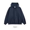 Unisex Drop Shoulder Solid Color Hoodie Pullover - Spring & Autumn Long Sleeve Sweatshirt